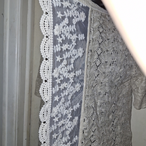 Ruby red knitted cardigan size PL - Picture 3 of 5